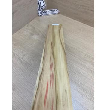 Клён Американский Ashleaf заготовка накладки для электрогитары Радиал АА 12.5х77х550 мм-11