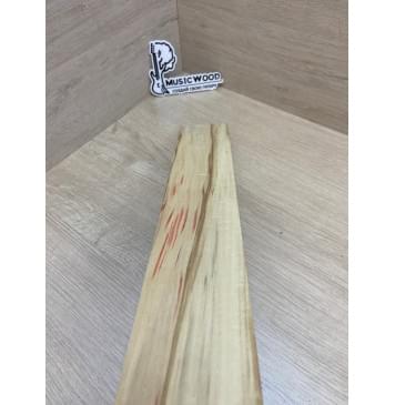 Клён Американский Ashleaf заготовка накладки для электрогитары Радиал АА 12.5х77х550 мм-7