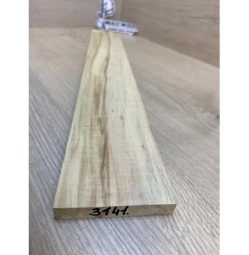 Клён Американский Ashleaf заготовка накладки для электрогитары Радиал АА 12х78х550 мм-1