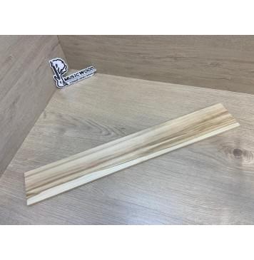 Клён Американский Ashleaf заготовка накладки для электрогитары Радиал ААА 9х80х540 мм-0