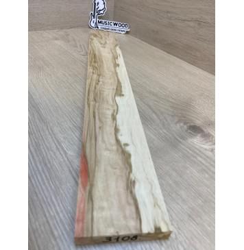 Клён Американский Ashleaf заготовка накладки для электрогитары Смешанный ААА Кап АА 13.5х77х580 мм-3