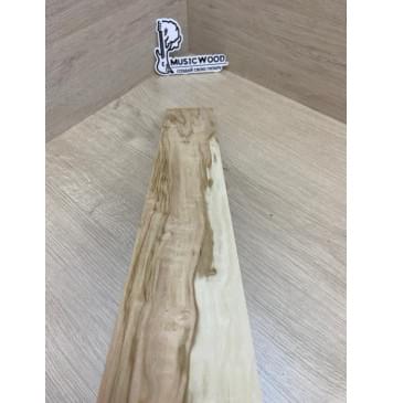 Клён Американский Ashleaf заготовка накладки для электрогитары Смешанный ААА Кап АА 13.5х77х580 мм-12