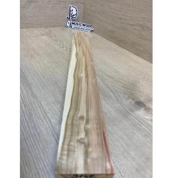 Клён Американский Ashleaf заготовка накладки для электрогитары Смешанный АА Кап А 13.5х70-63х550 мм-3