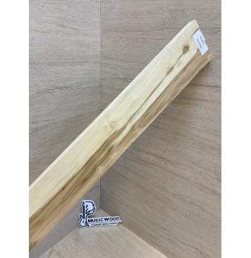 Клён Американский Ashleaf заготовка накладки для электрогитары Смешанный АА Кап А 13.5х70-63х550 мм-4