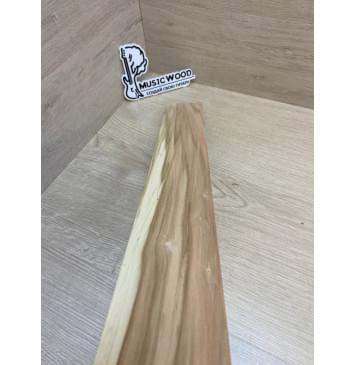 Клён Американский Ashleaf заготовка накладки для электрогитары Смешанный АА Кап А 13.5х70-63х550 мм-12