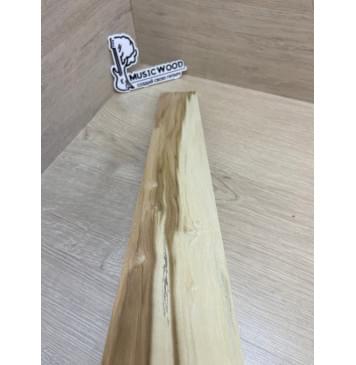 Клён Американский Ashleaf заготовка накладки для электрогитары Смешанный АА Кап А 13.5х70-63х550 мм-9