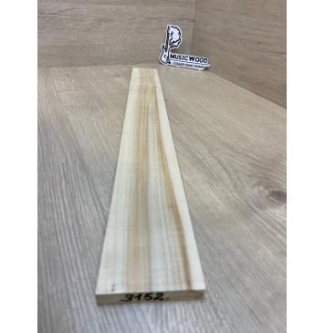 Клён Американский Ashleaf заготовка накладки для электрогитары Радиал АА 11.5х73-59х540 мм-2