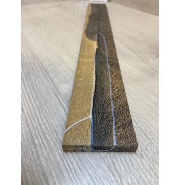 Зирикот заготовка накладки для электрогитары Радиал ААА 8х59х535 мм (Уценка-трещина)-2