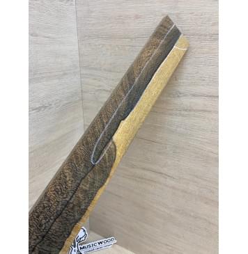 Зирикот заготовка накладки для электрогитары Радиал ААА 8х59х535 мм (Уценка-трещина)-8