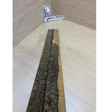 Зирикот заготовка накладки для электрогитары Радиал ААА 8х59х535 мм (Уценка-трещина)-5