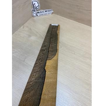 Зирикот заготовка накладки для электрогитары Радиал ААА 8х59х535 мм (Уценка-трещина)-12