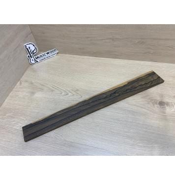 Зирикот заготовка накладки для электрогитары Радиал ААА 9х60-46х500 мм-1