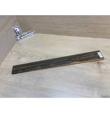 Зирикот заготовка накладки для электрогитары Радиал ААА 9х60-46х500 мм-4