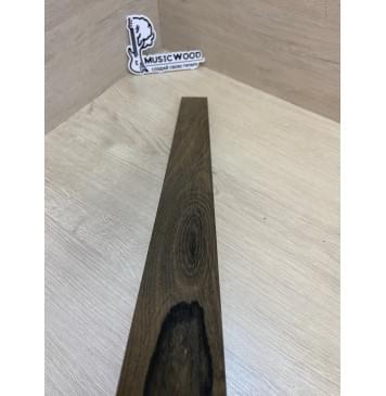 Зирикот заготовка накладки для электрогитары Тангент АА 8.5х55-43х530 мм-10