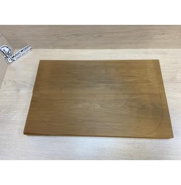 Ольха Печёная 180гр заготовка корпуса Тангент ААА 43х167х540 мм, 2шт, 455 кг/м3 Ольха Печёная 180гр заготовка корпуса Тангент ААА 43х167х540 мм, 2шт, 455 кг/м3-0