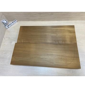 Ольха Печёная 180гр заготовка корпуса Смешанный ААА 44.5х175-172х495-185 мм,2шт, 416 кг/м3-1