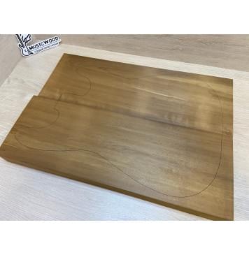 Ольха Печёная 180гр заготовка корпуса Смешанный ААА 44.5х175-172х495-185 мм,2шт, 416 кг/м3-2