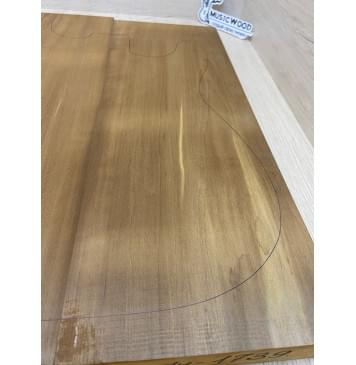 Ольха Печёная 180гр заготовка корпуса Смешанный ААА 44.5х175-172х495-185 мм,2шт, 416 кг/м3-4