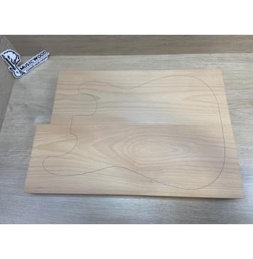 Бук заготовка корпуса Тангент ААА 49х178х515-480 мм, 2шт, 626 кг/м3-0