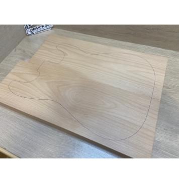 Бук заготовка корпуса Тангент ААА 49х178х515-480 мм, 2шт, 626 кг/м3-1