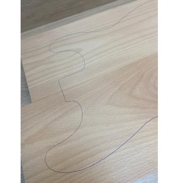 Бук заготовка корпуса Тангент ААА 49х178х515-480 мм, 2шт, 626 кг/м3-6