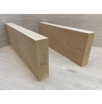 Бук заготовка корпуса Тангент ААА 49х178х515-480 мм, 2шт, 626 кг/м3-5