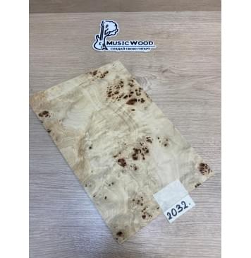 Тополь Кап заготовка накладки на головку грифа Смешанный ААА Кап АА 3х195-177х300-280 мм-4