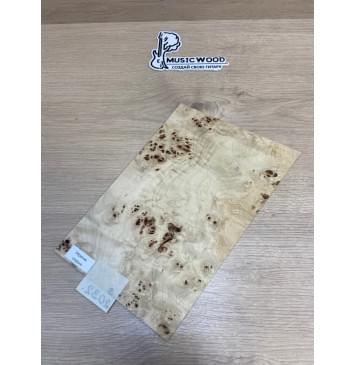 Тополь Кап заготовка накладки на головку грифа Смешанный ААА Кап АА 3х195-177х300-280 мм-2