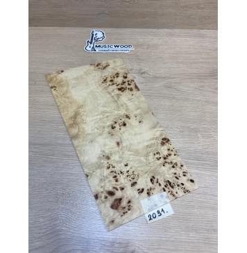 Тополь Кап заготовка накладки на головку грифа Смешанный ААА Кап ААА 3х196-170х380-360 мм-2