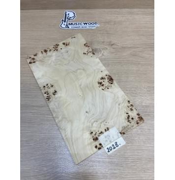 Тополь Кап заготовка накладки на головку грифа Смешанный ААА Кап АА 3х190-184х330-320 мм-0