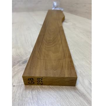 Клён Печёный 180гр заготовка грифа для бас-гитары Тангент АА 25х137х910 мм-3