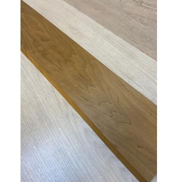 Клён Печёный 180гр заготовка грифа для бас-гитары Тангент АА 25х137х910 мм-6