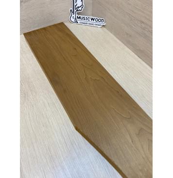 Клён Печёный 180гр заготовка грифа для бас-гитары Тангент АА 25х137х910 мм-7