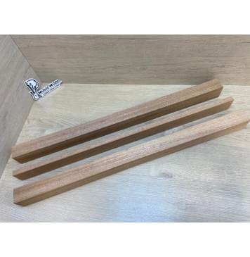 Махагон Кая заготовка грифа электрогитары Радиал А 55х(43-16-43)х755 мм из 3х частей-0