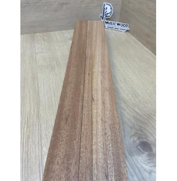 Махагон Кая заготовка грифа электрогитары Радиал А 55х(43-16-43)х755 мм из 3х частей-7