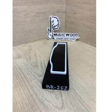 Граб Black заготовка для бриджа акустической гитары Смешанный ААА 11.5х45х195 мм-3