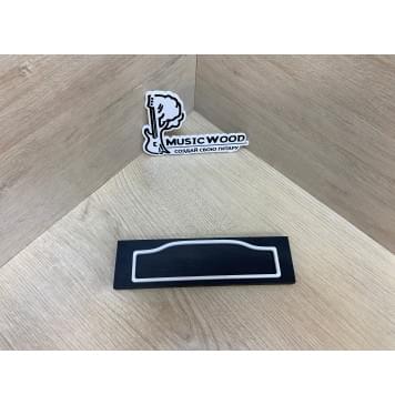Граб Black заготовка для бриджа акустической гитары Смешанный ААА 10х50х187 мм-3