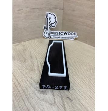Граб Black заготовка для бриджа акустической гитары Смешанный ААА 11.5х50х187 мм-1