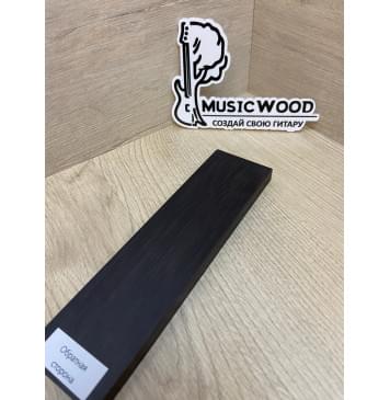 Граб Black заготовка для бриджа акустической гитары Смешанный ААА 11.5х50х187 мм-4