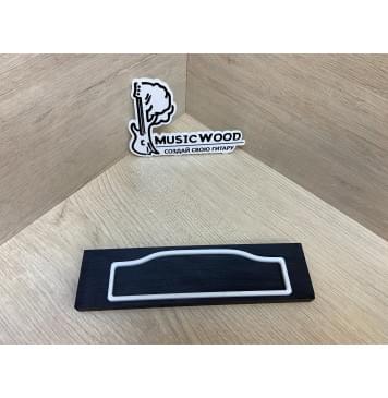 Граб Black заготовка для бриджа акустической гитары Смешанный АА 11.5х50х200 мм-1