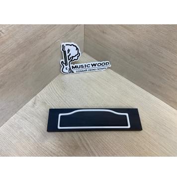 Граб Black заготовка для бриджа акустической гитары Смешанный ААА 11х49х200 мм-3