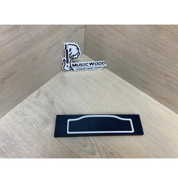 Граб Black заготовка для бриджа акустической гитары Смешанный ААА 11х48х205 мм-4