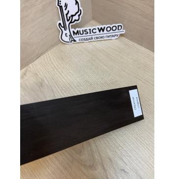 Граб Black заготовка для бриджа акустической гитары Смешанный ААА 11х48х205 мм-5
