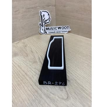 Граб Black заготовка для бриджа акустической гитары Смешанный АА 11.5х50х205 мм-1
