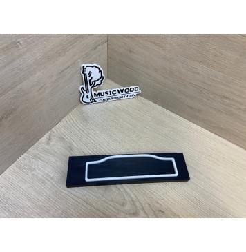 Граб Black заготовка для бриджа акустической гитары Смешанный АА 11.5х49х205 мм-0