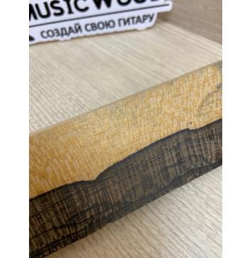 Зирикот заготовка для бриджа акустической гитары Радиал АА 10х43х180 мм-4