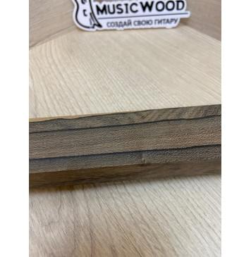 Зирикот заготовка для бриджа акустической гитары Радиал АА 14х45х260 мм-4