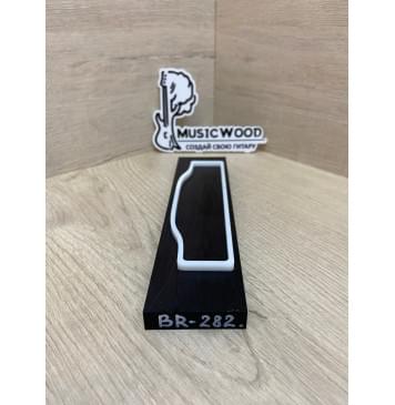 Граб Black заготовка для бриджа акустической гитары Смешанный АА 11.5х49х205 мм-1