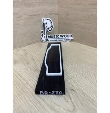 Граб Black заготовка для бриджа акустической гитары Смешанный АА 10х50х215 мм-2