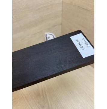 Граб Black заготовка для бриджа акустической гитары Смешанный АА 10х50х215 мм-1